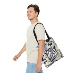 Retro Pattern (AOP) Tote Bag