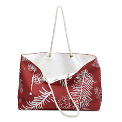 Christmas weekender bag tote