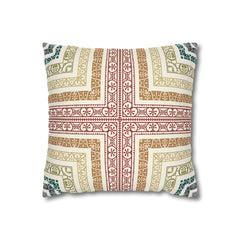 Aztec Pattern Cushion - Spun Polyester Square Pillow Case