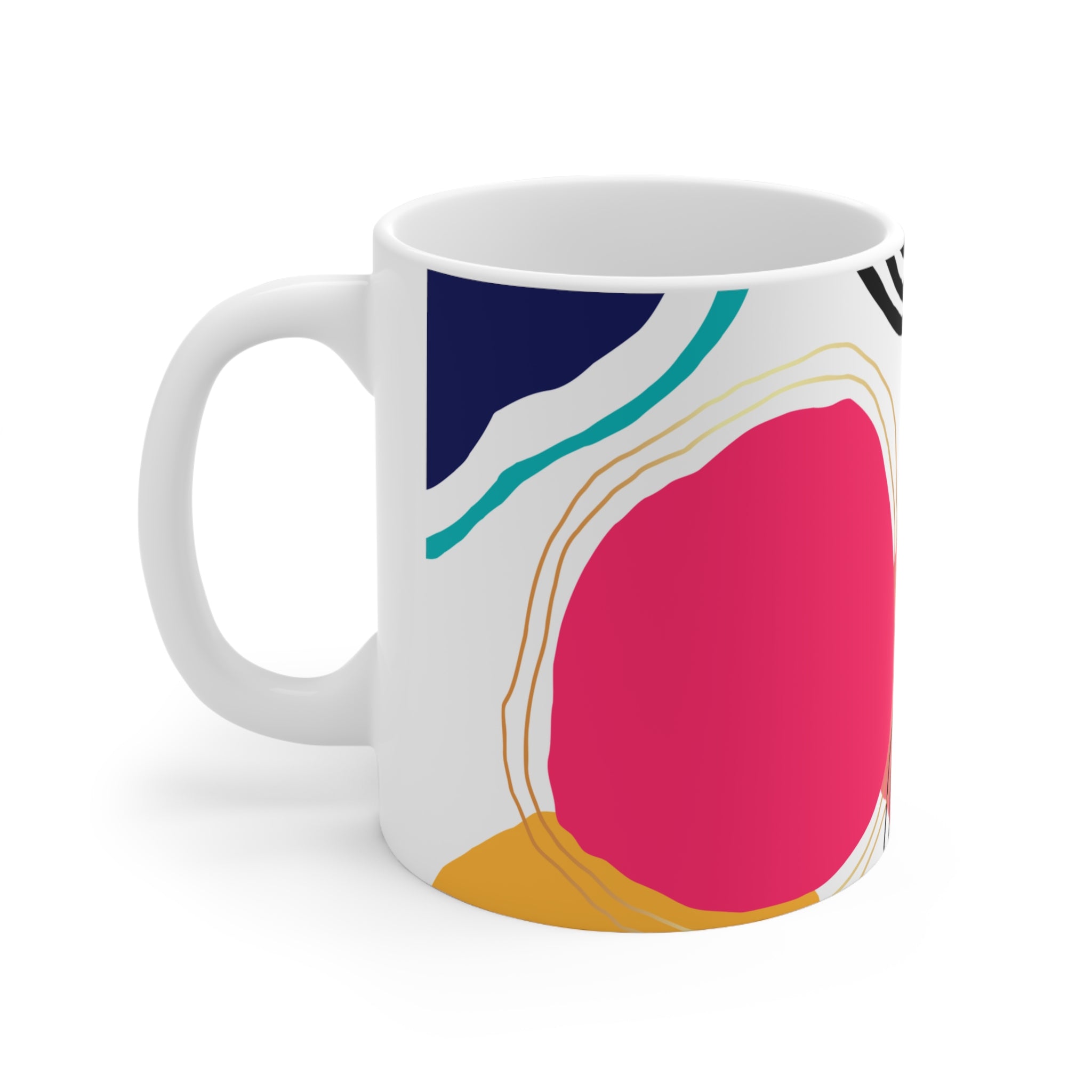 Vivid Hand Painted Mug - 11 OZ