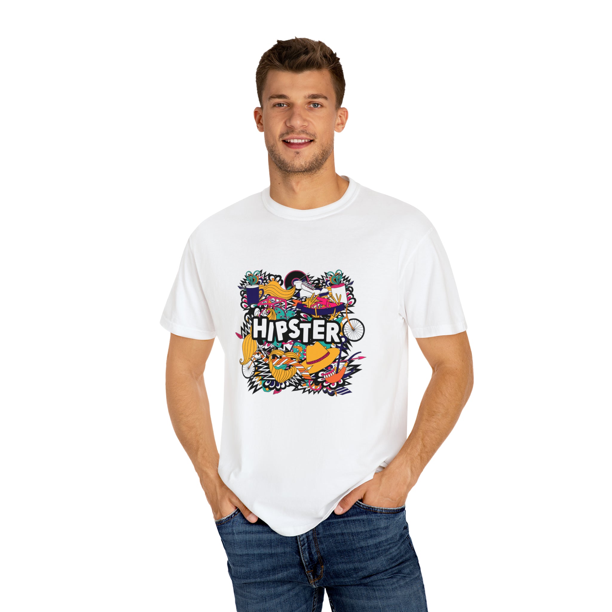 Graphic Garment-Dyed Unisex Tee