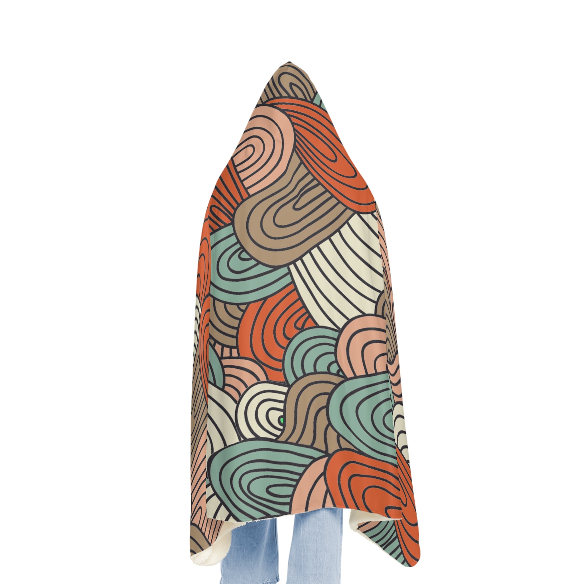 Abstract Pattern Snuggle Blanket