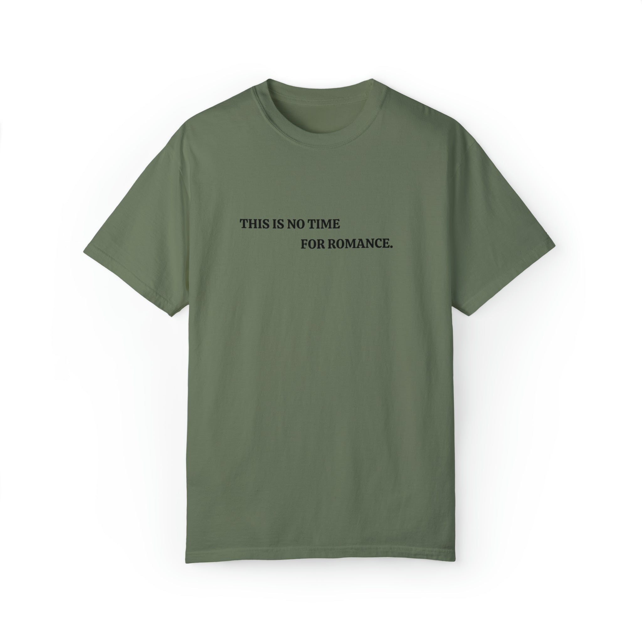 Slogan Garment-Dyed Unisex Tee