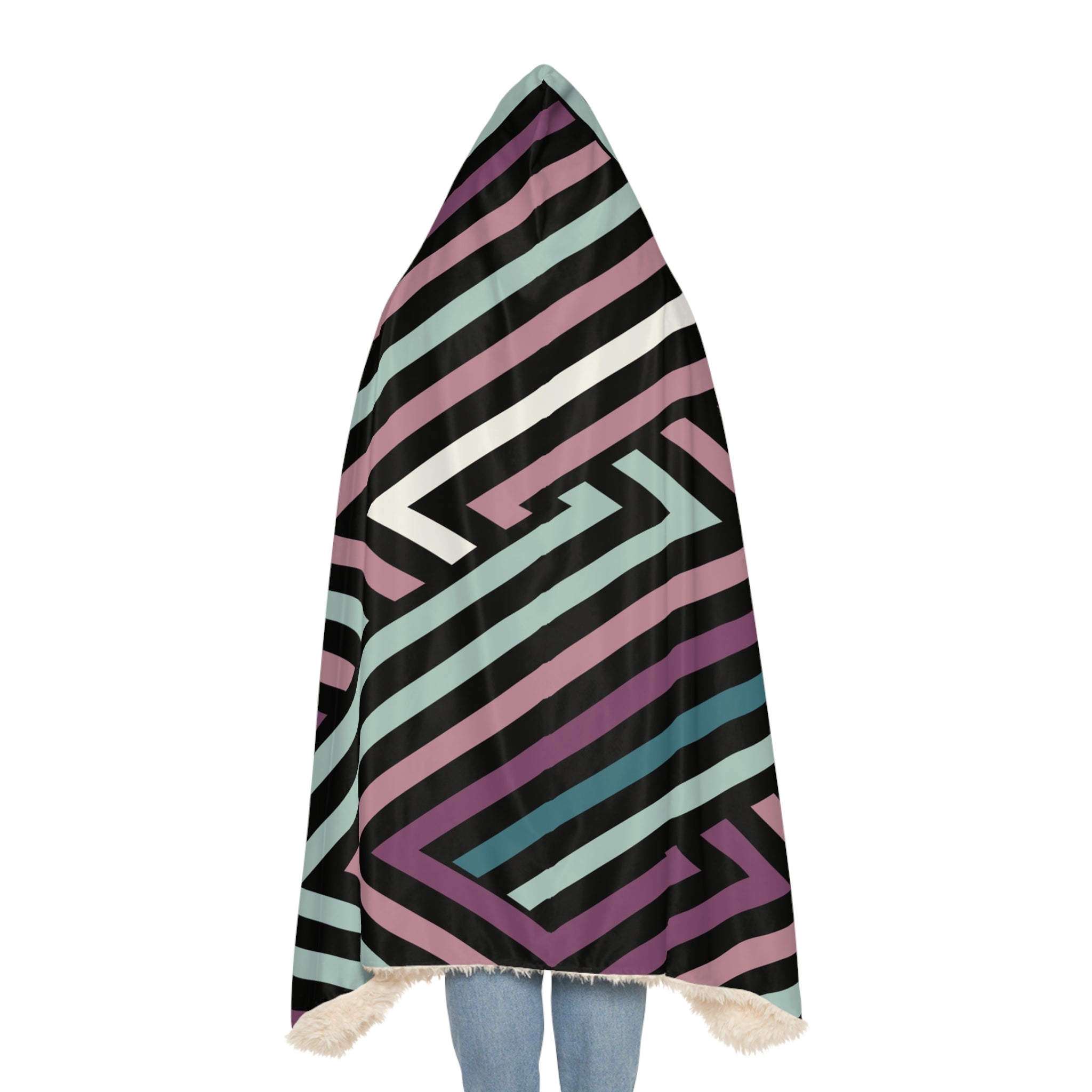 Abstract Pattern Snuggle Blanket