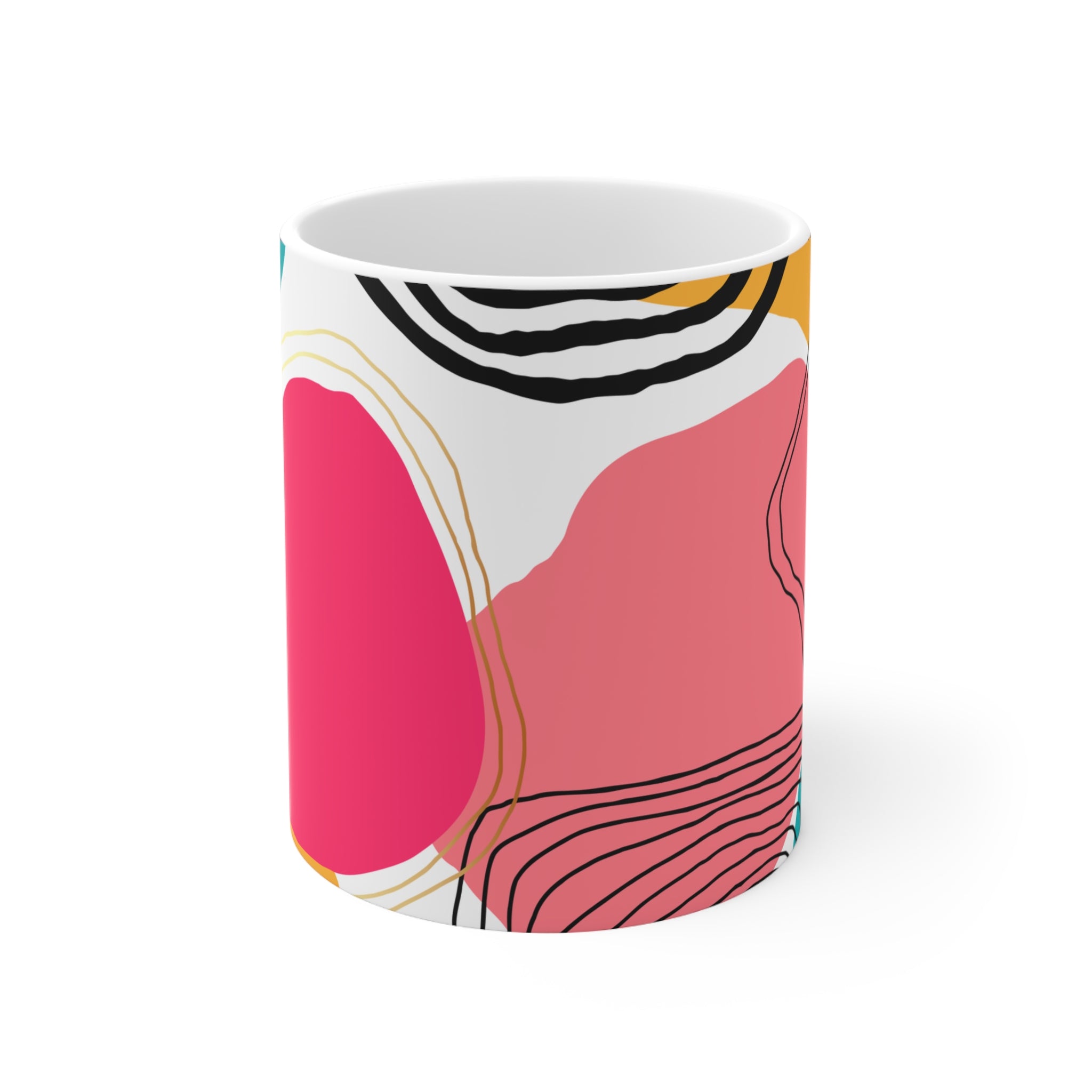 Vivid Hand Painted Mug - 11 OZ