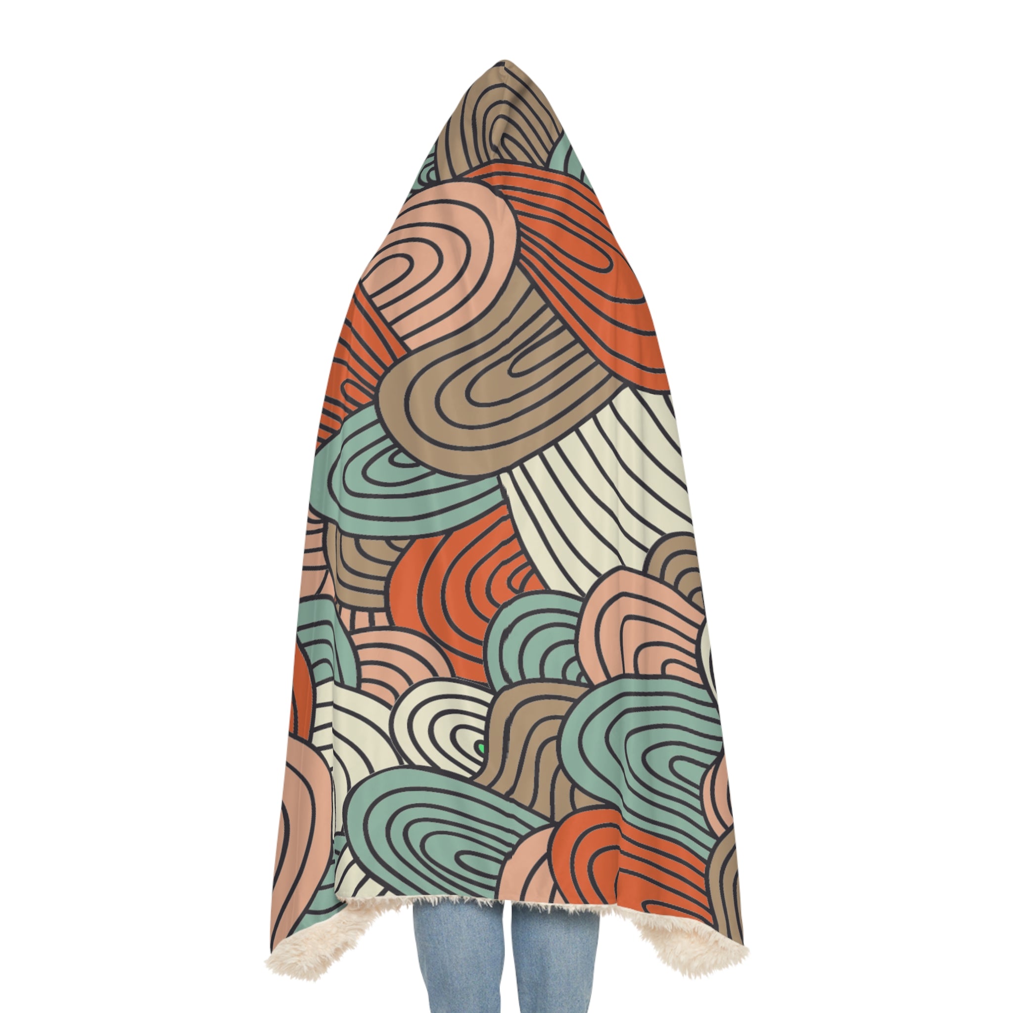 Abstract Pattern Snuggle Blanket