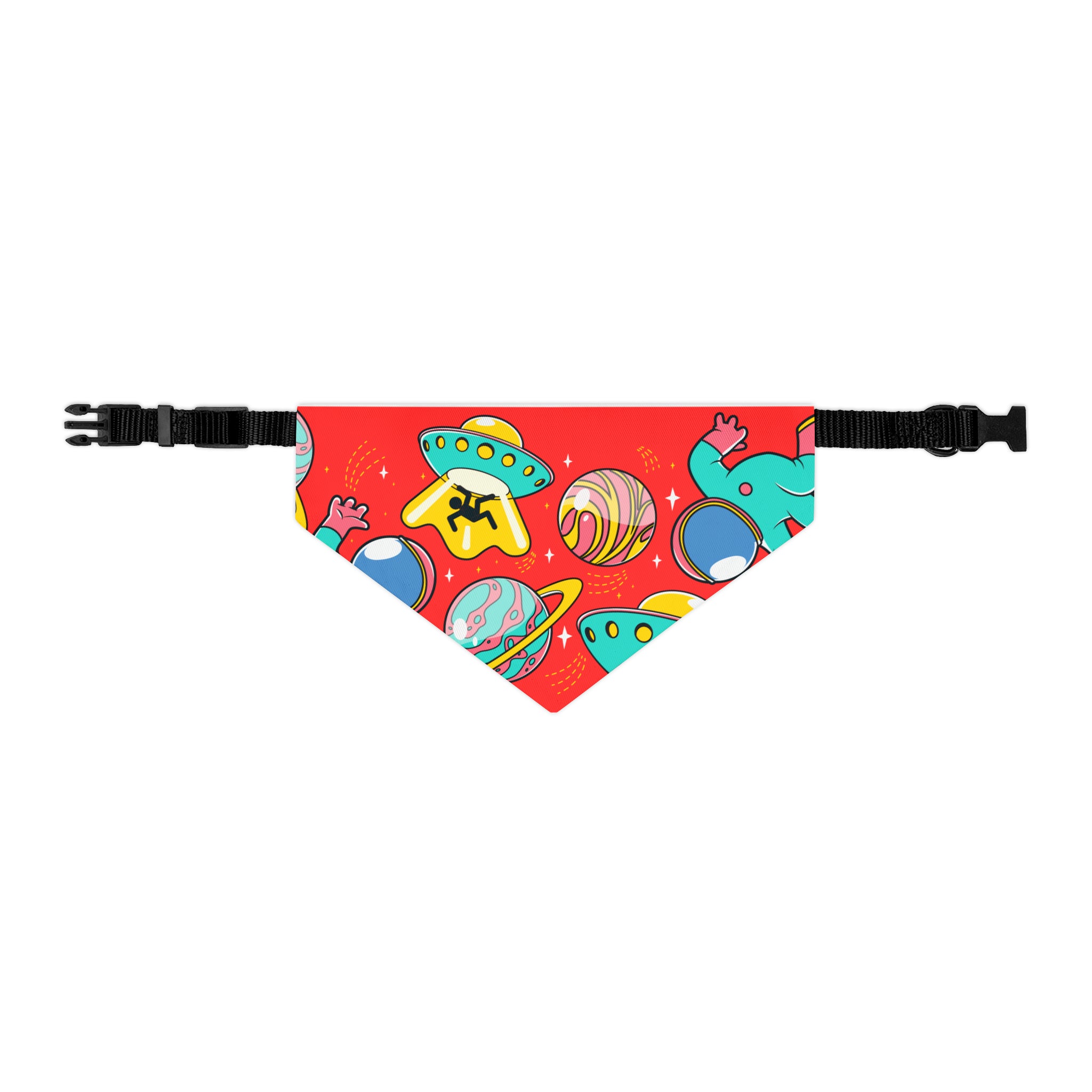 Pet Retro Pattern Bandana Collar