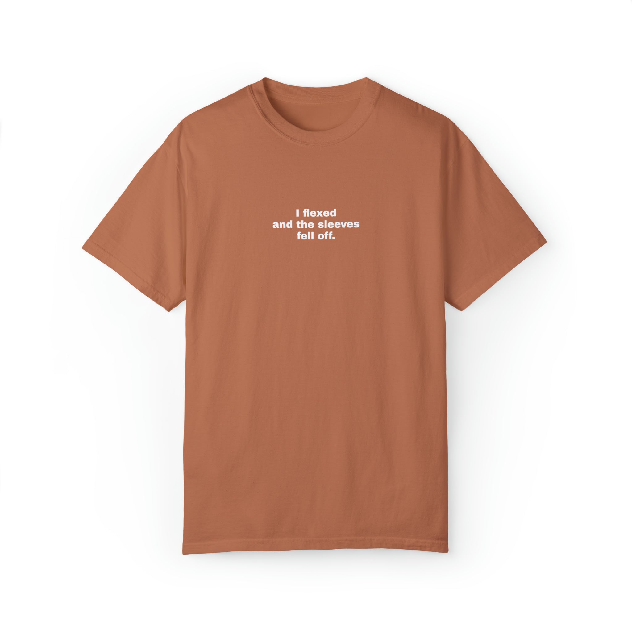 Slogan Garment-Dyed Unisex T-shirt