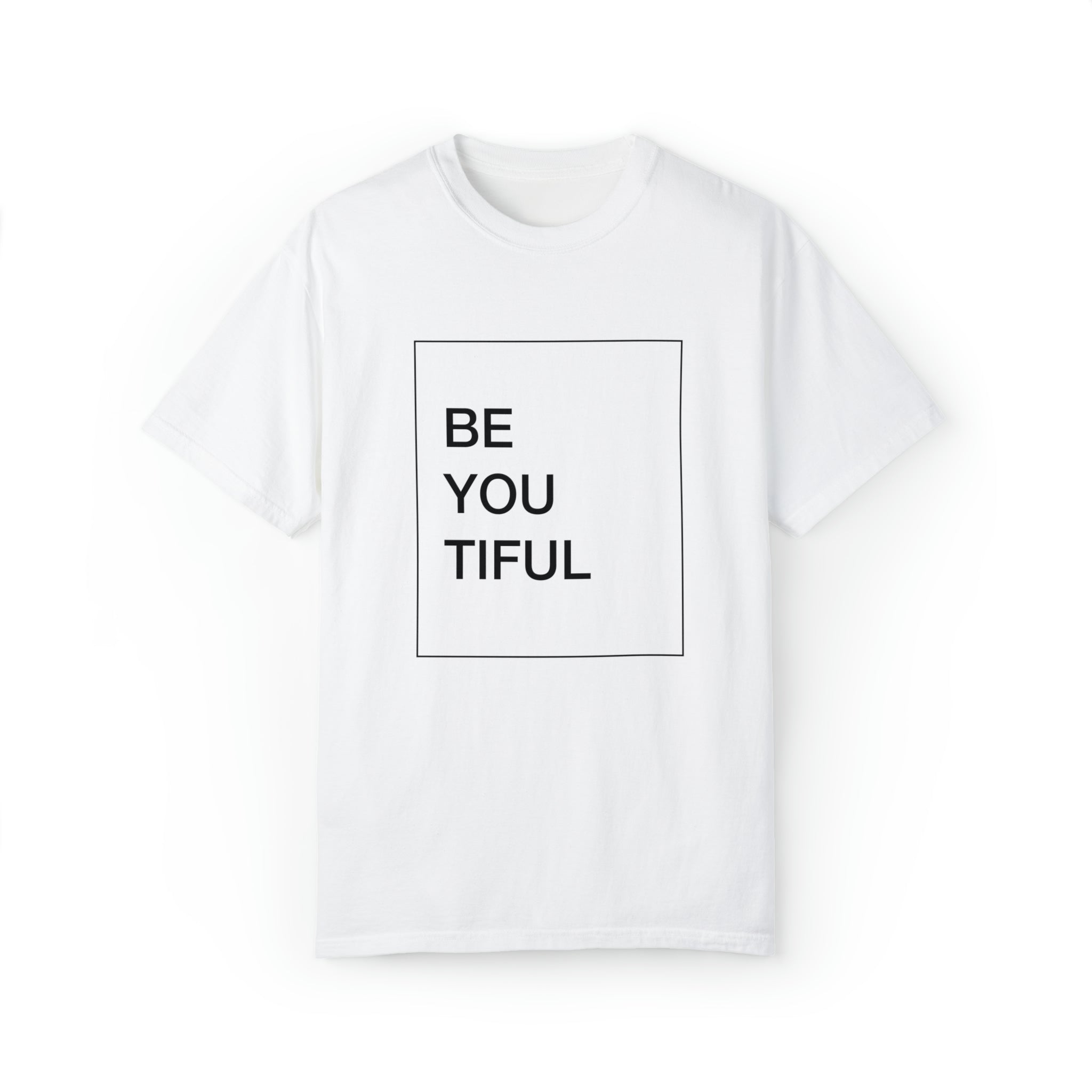 Slogan Garment-Dyed Unisex Tee