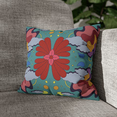 Retro Cushion - Spun Polyester Square Pillow Case