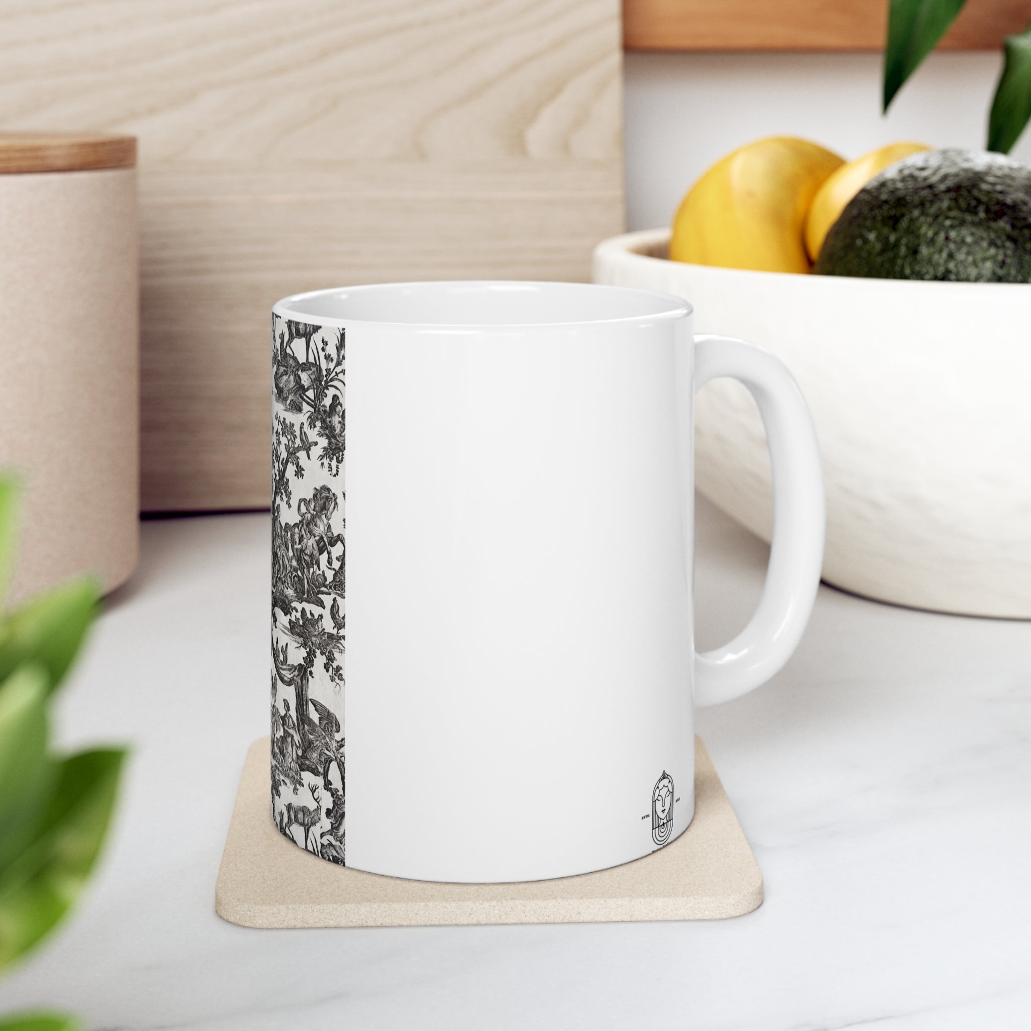 Vintage French Toile (Graphic) Mug - 11 OZ