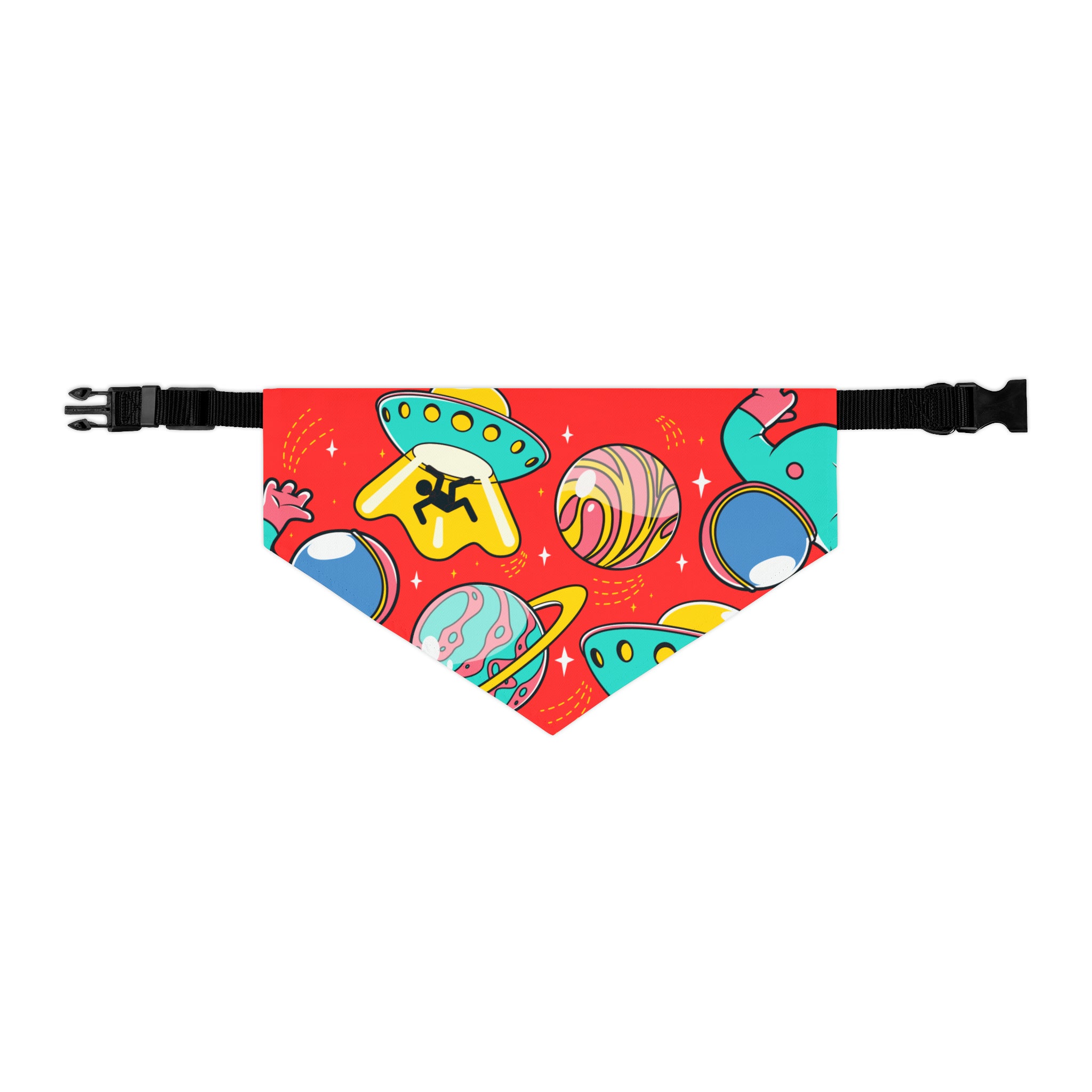 Pet Retro Pattern Bandana Collar