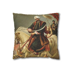 Portrait of Sultan Selim - Vintage Mughal Print Cushion