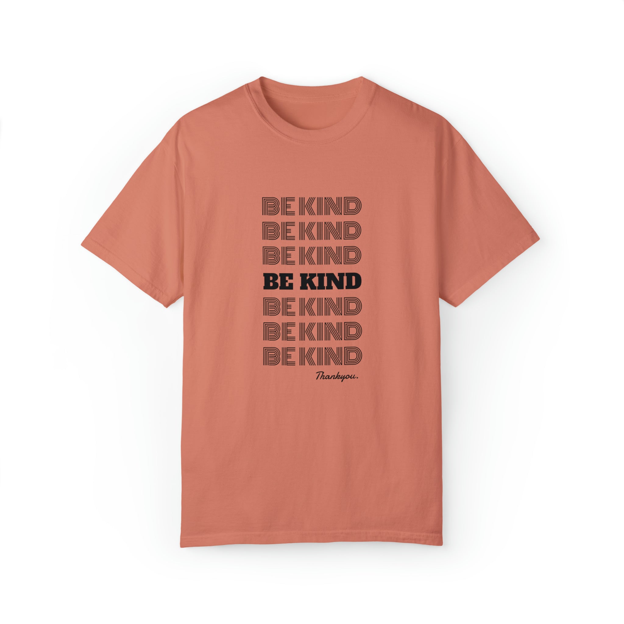 Slogan Garment-Dyed Unisex  T-shirt