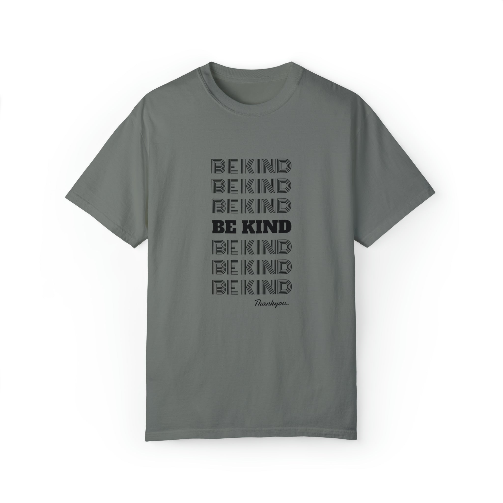 Slogan Garment-Dyed Unisex  T-shirt