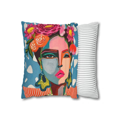 Truck Art Printed Cushion - Spun Polyester Square Pillow Case