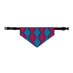 Pet Retro Pattern Bandana Collar