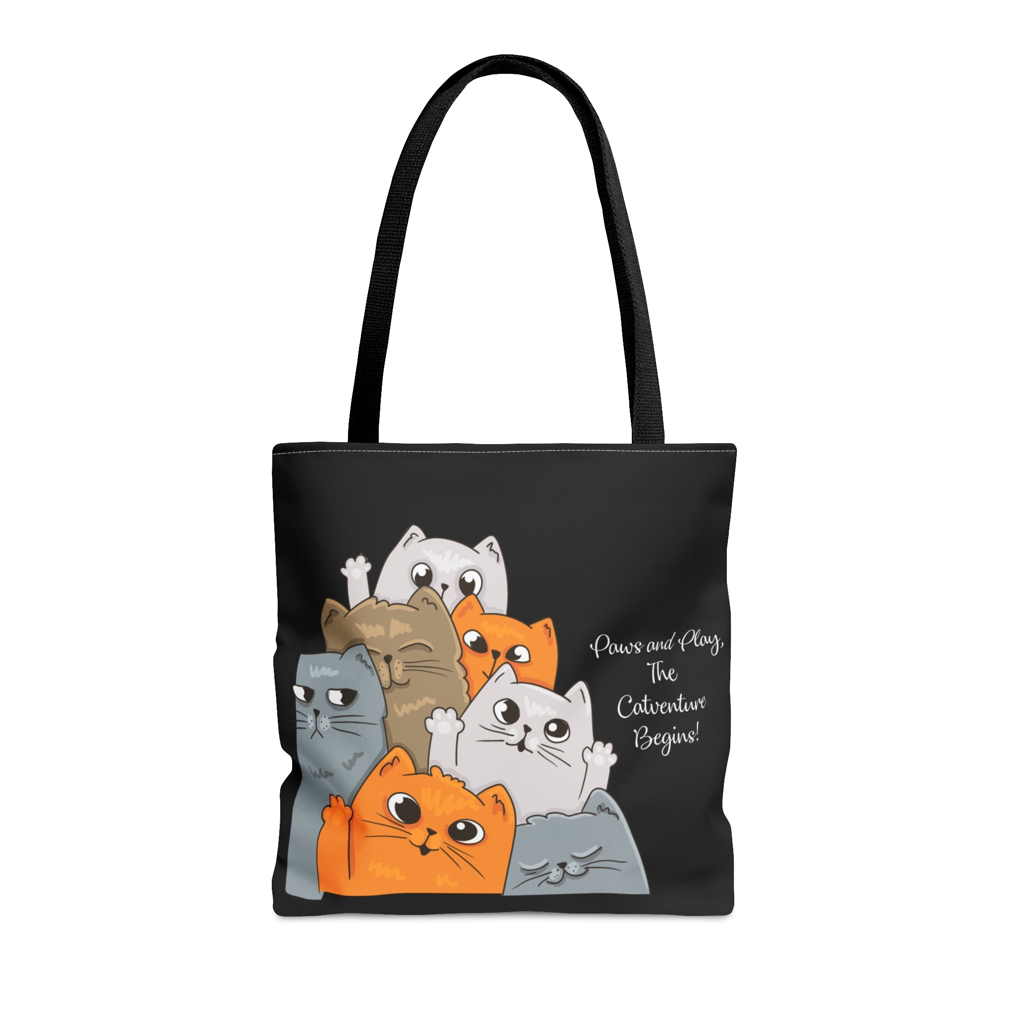 The Catventure (AOP) Tote Bag