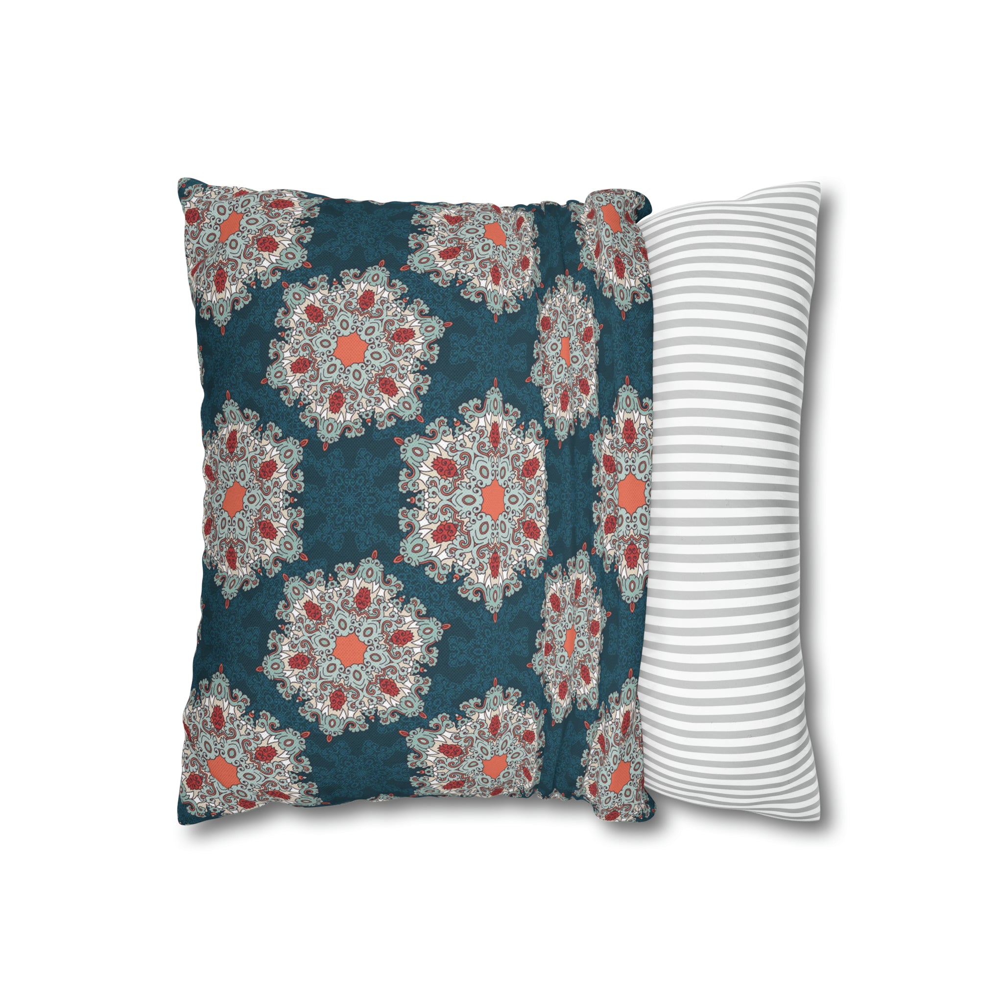 Ethnic Cushion - Spun Polyester Square Pillow Case