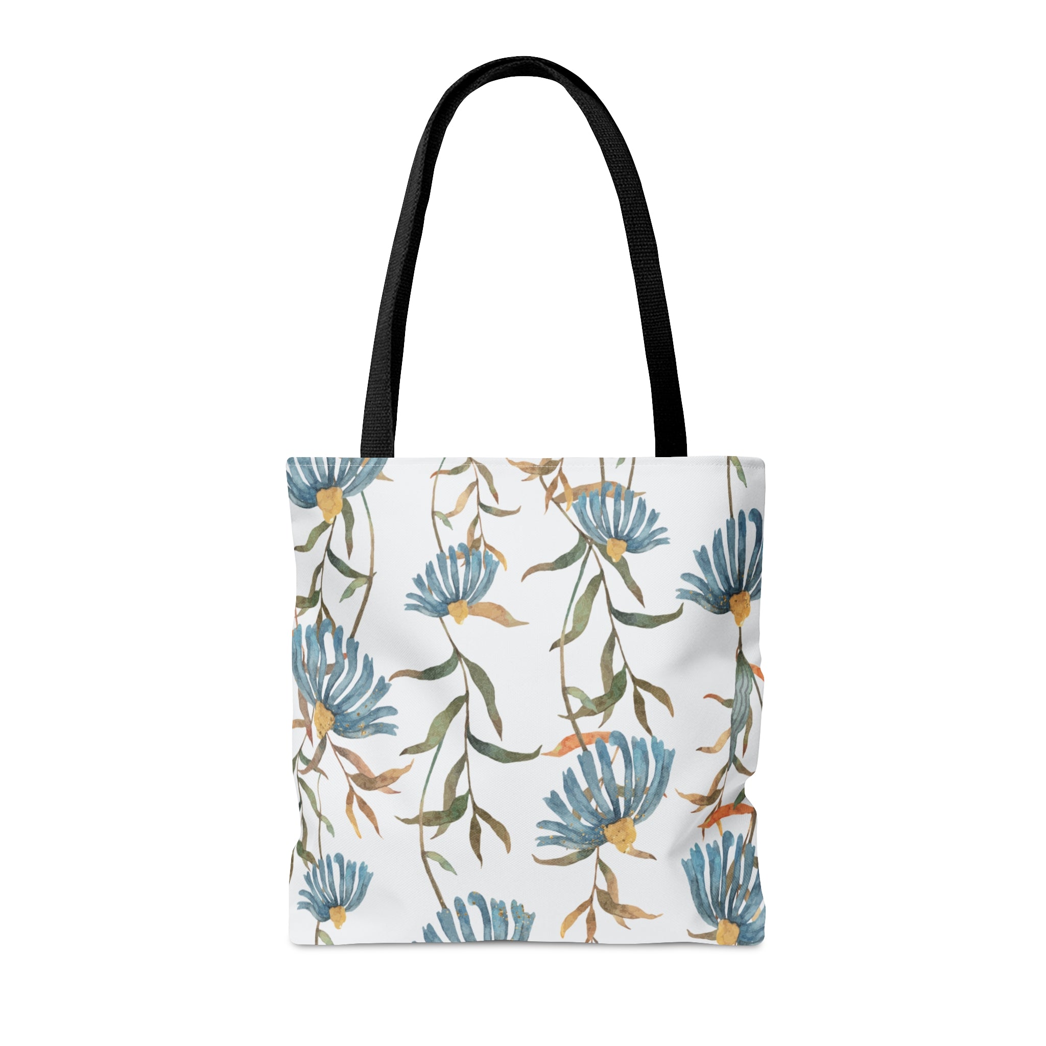 Vintage Flower Pattern (AOP) Tote Bag