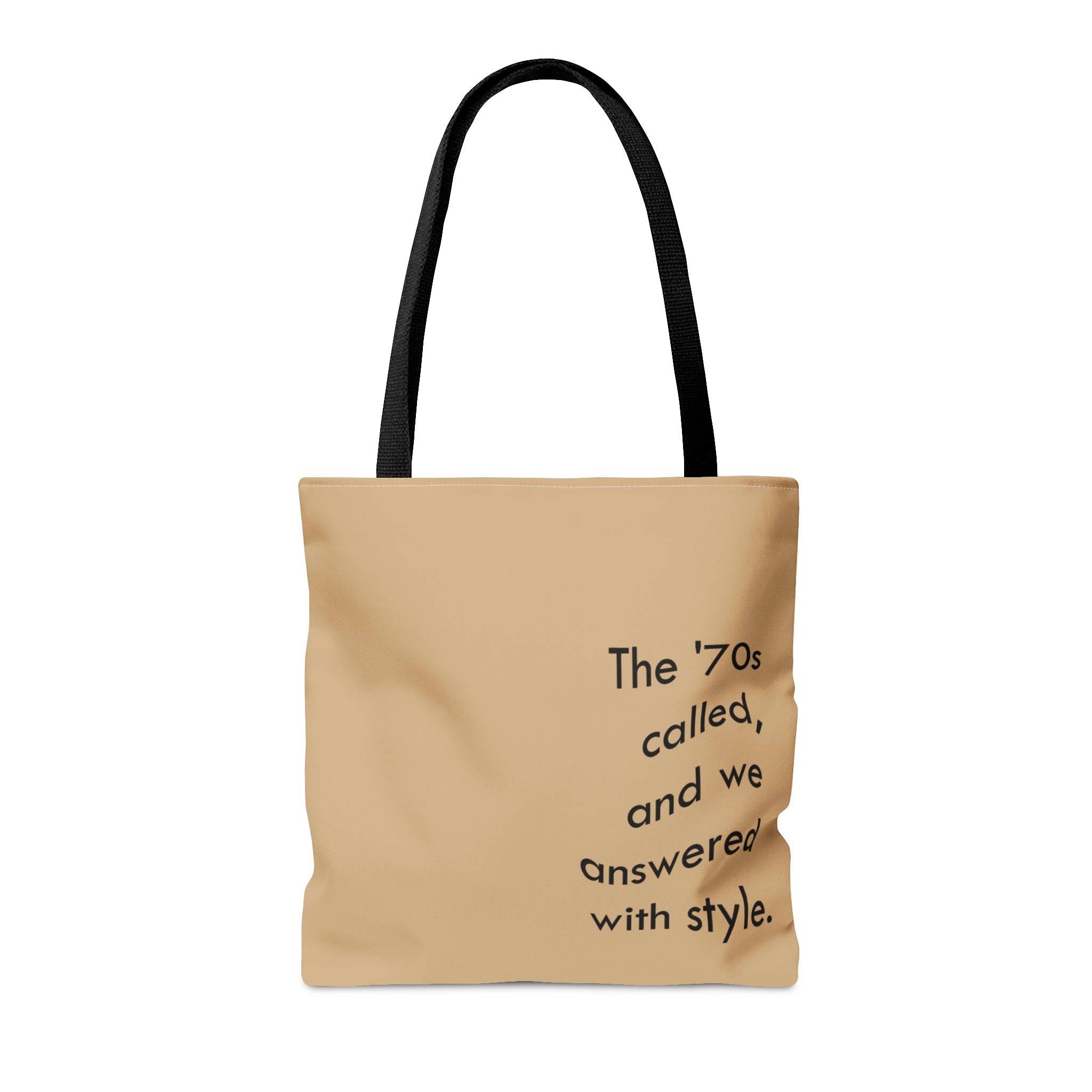 Slogan Printed Tote Bag