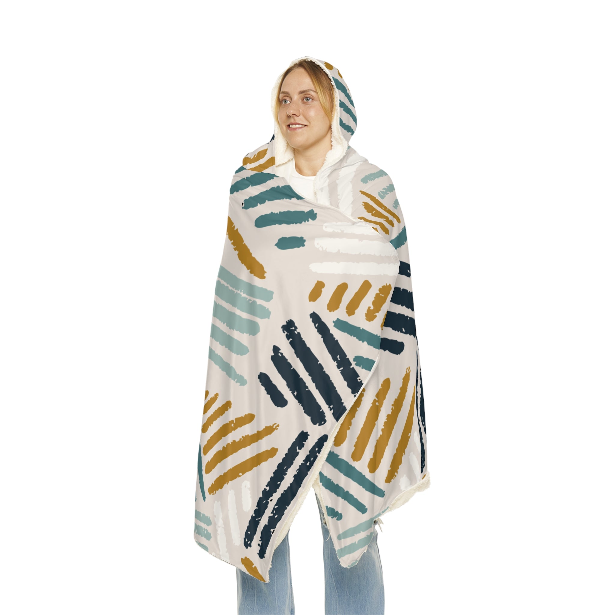 Abstract Pattern Snuggle Blanket