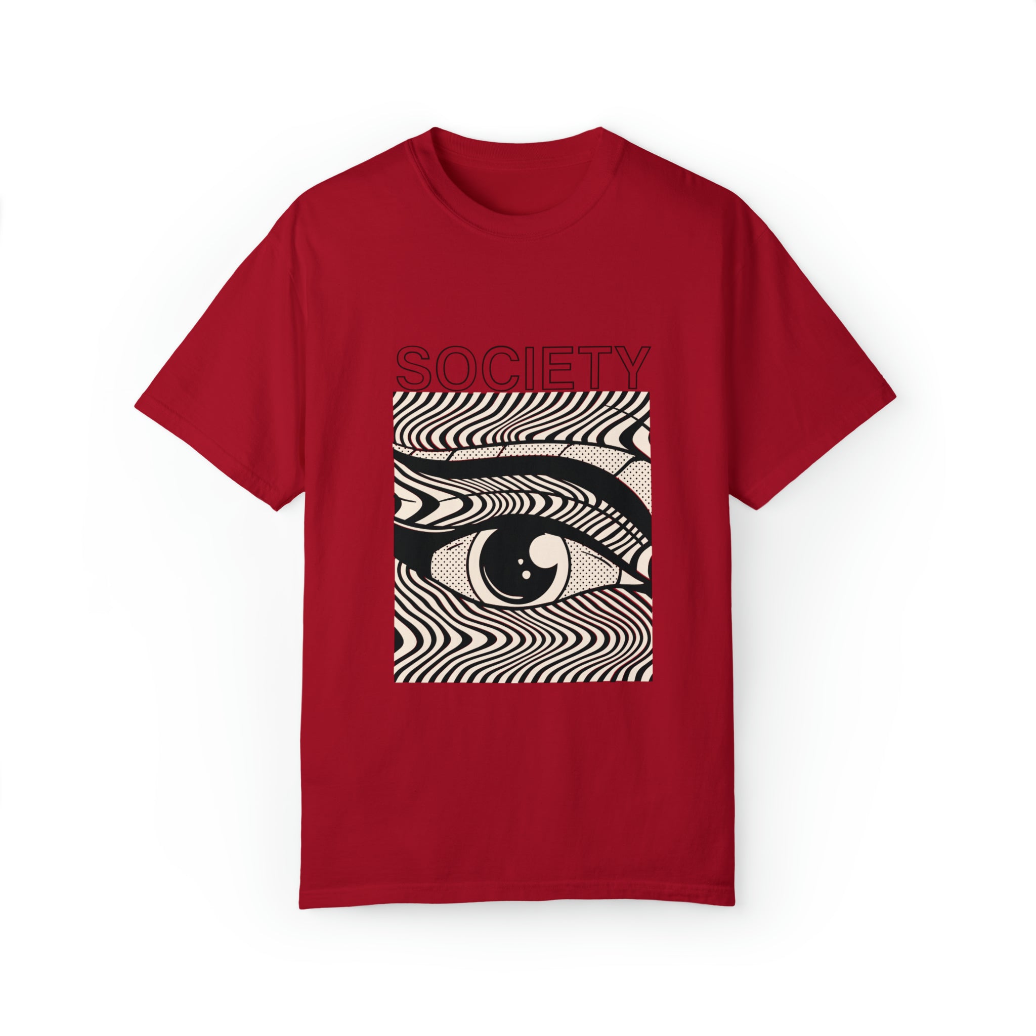 Society - Retro Graphic Garment-Dyed Unisex Tee