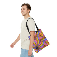 Retro Pattern (AOP) Tote Bag