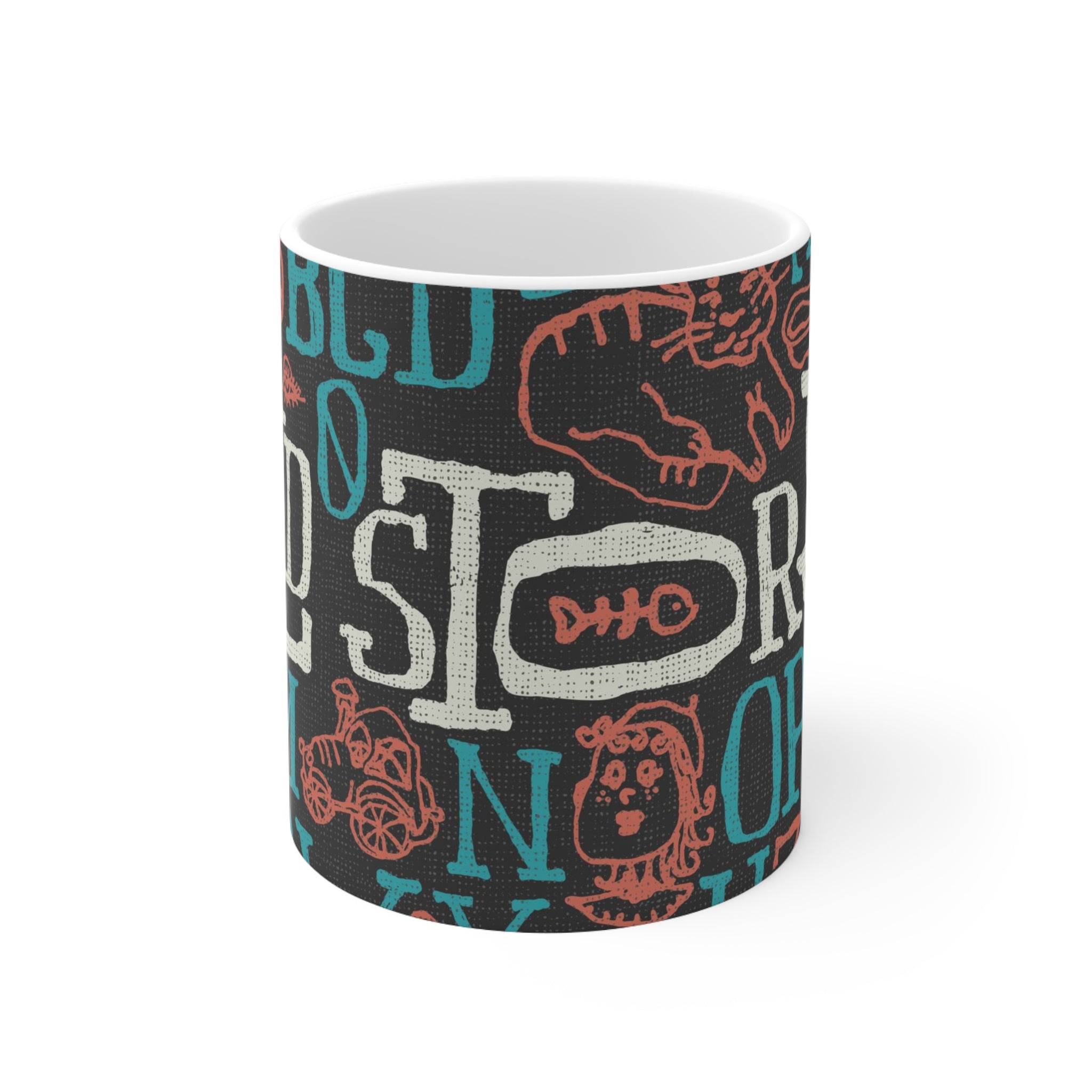 Old Story Printed Mug - 11 OZ