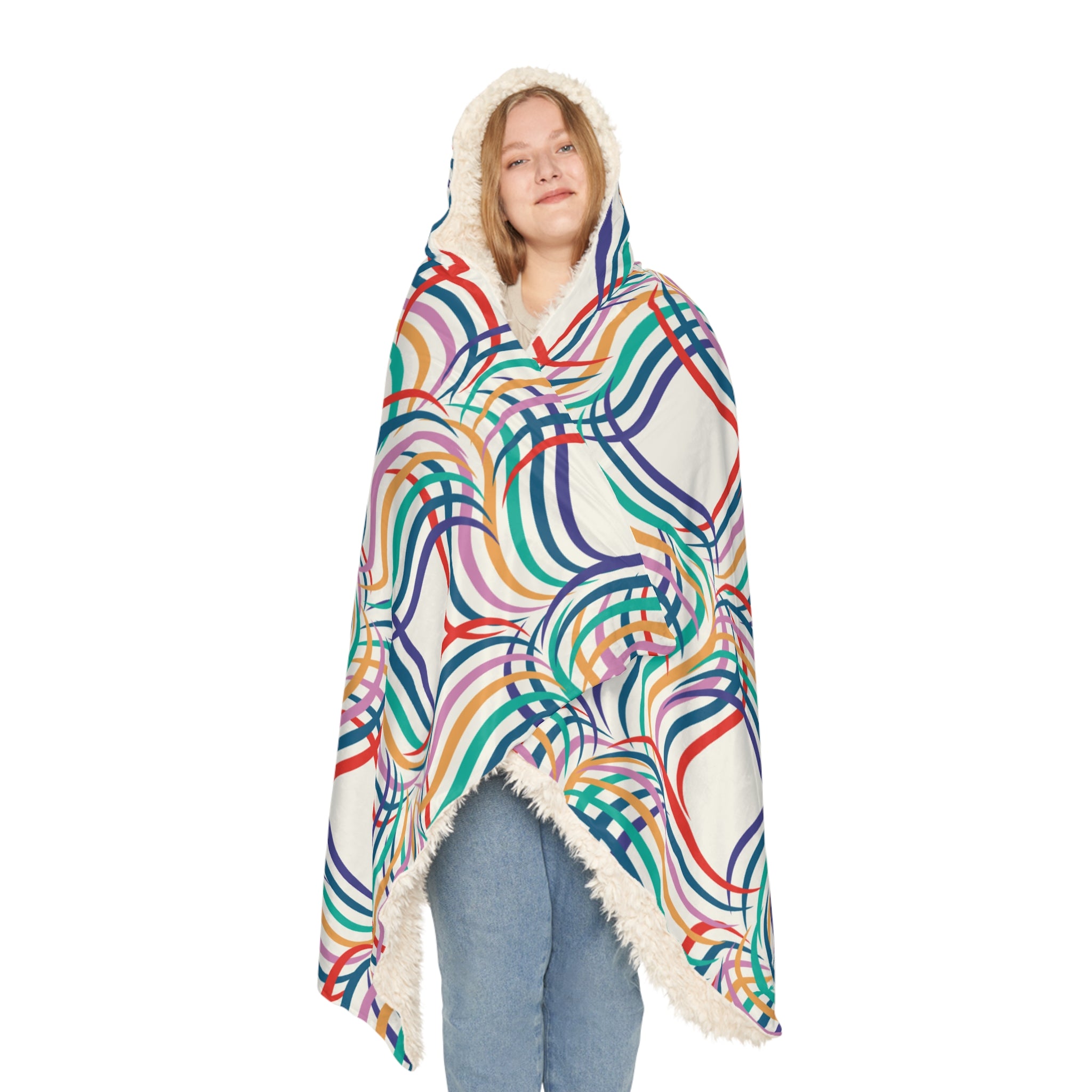 Abstract Pattern Snuggle Blanket