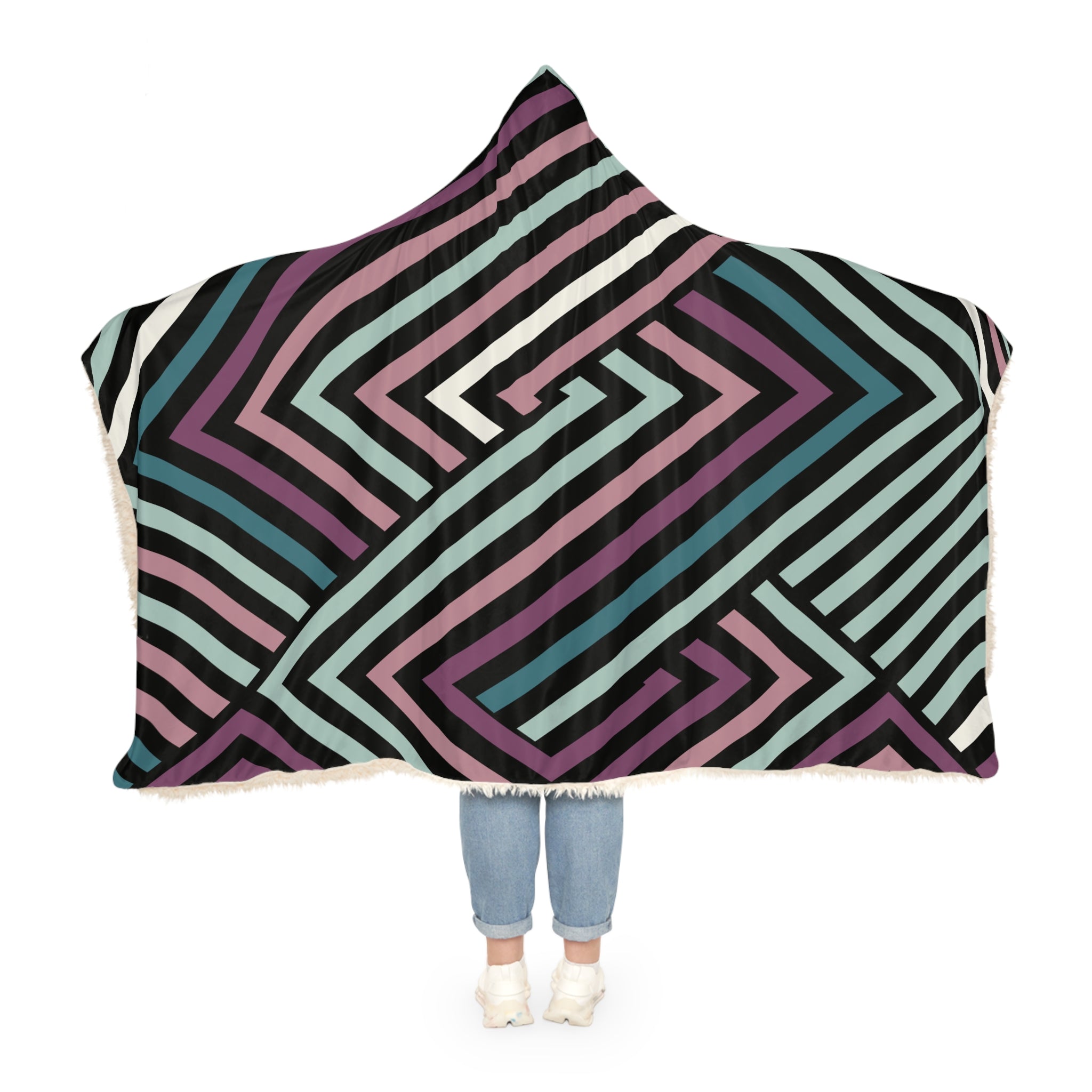 Abstract Pattern Snuggle Blanket