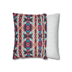 Aztec Pattern Cushion - Spun Polyester Square Pillow Case