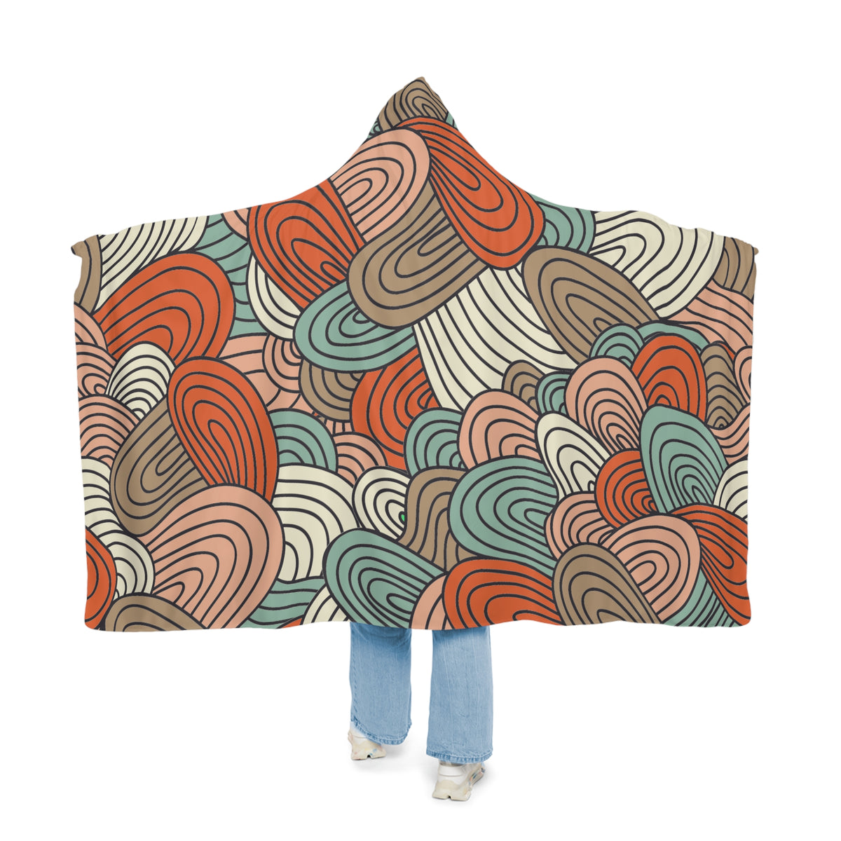 Abstract Pattern Snuggle Blanket