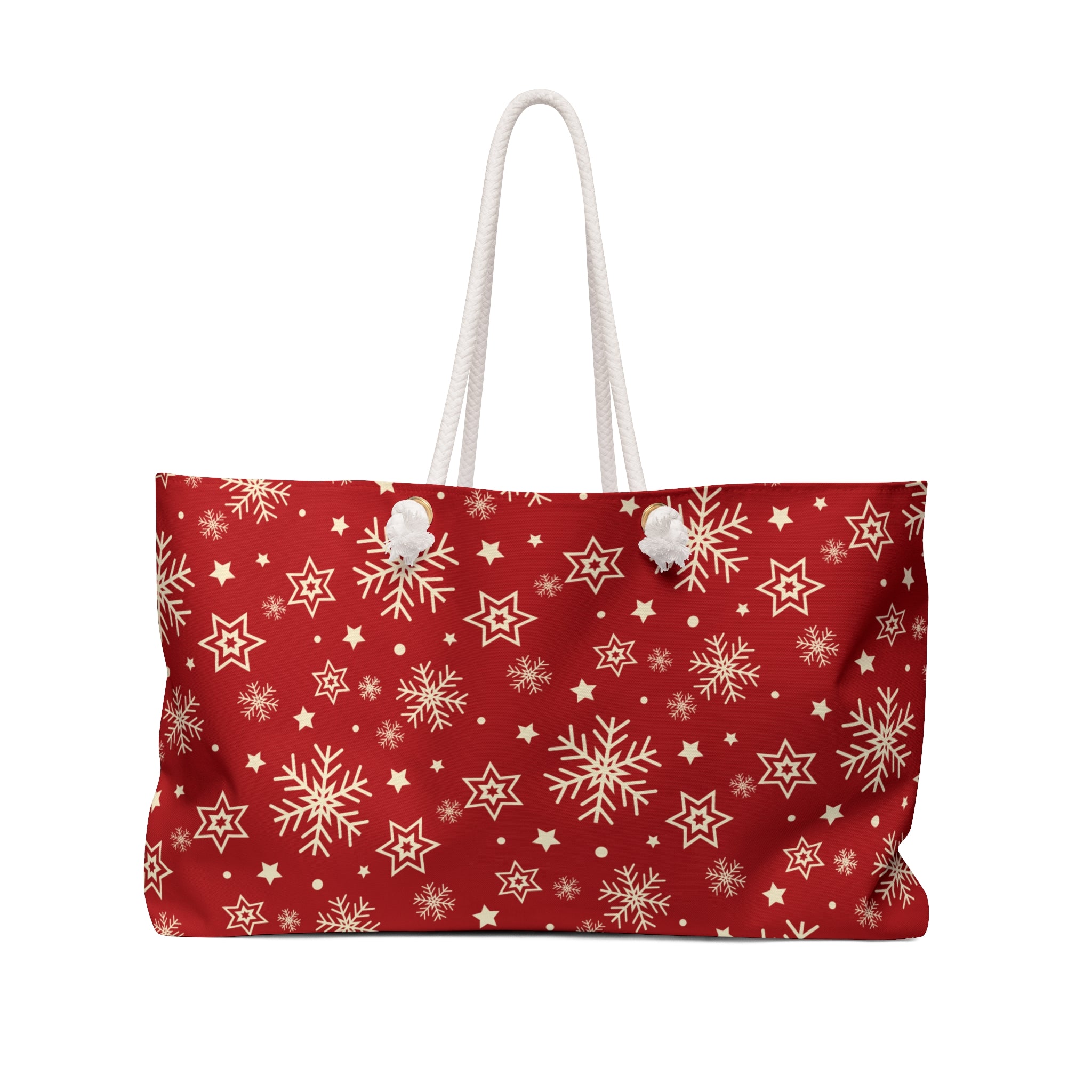 Holiday Season Snowflakes Christmas Pattern (AOP) Weekender Bag