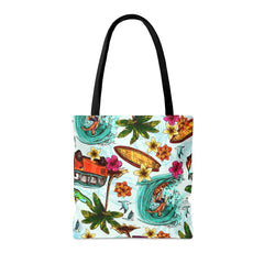 Retro Tribal Pattern (AOP) Tote Bag