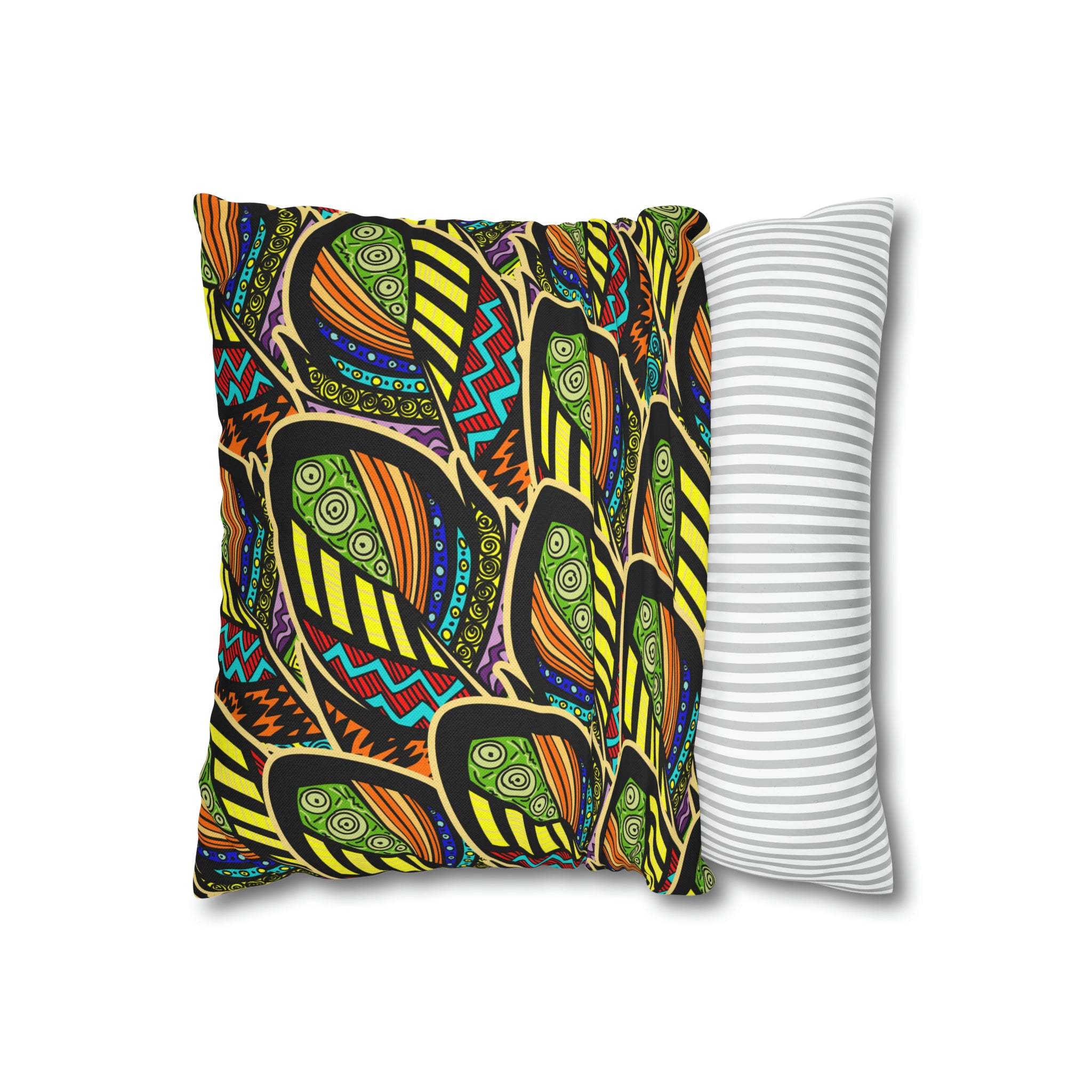 Retro Cushion - Spun Polyester Square Pillow Case