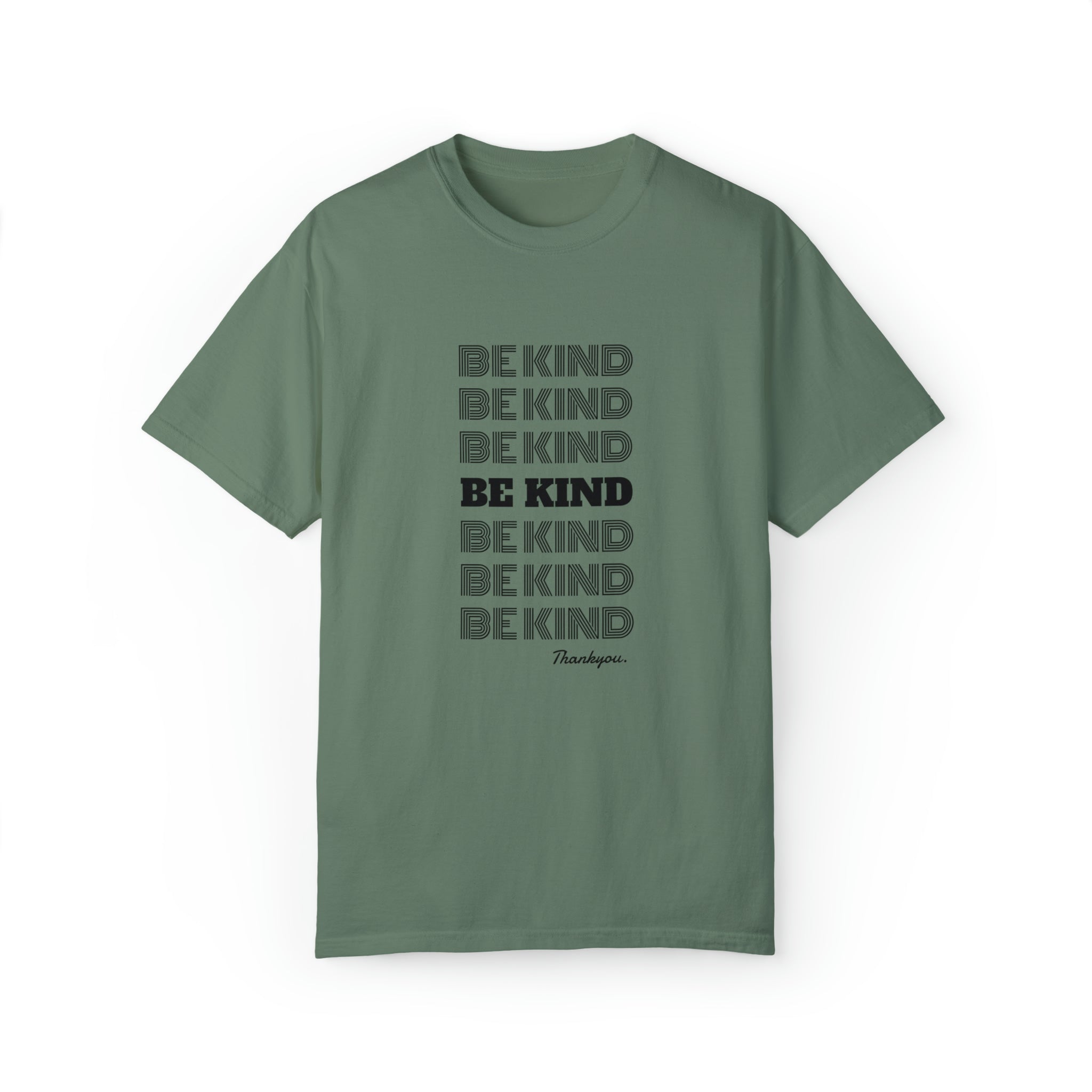 Slogan Garment-Dyed Unisex  T-shirt