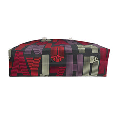 Retro Alphabetic Pattern (AOP) Weekender Bag