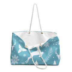 Christmas weekender bag tote