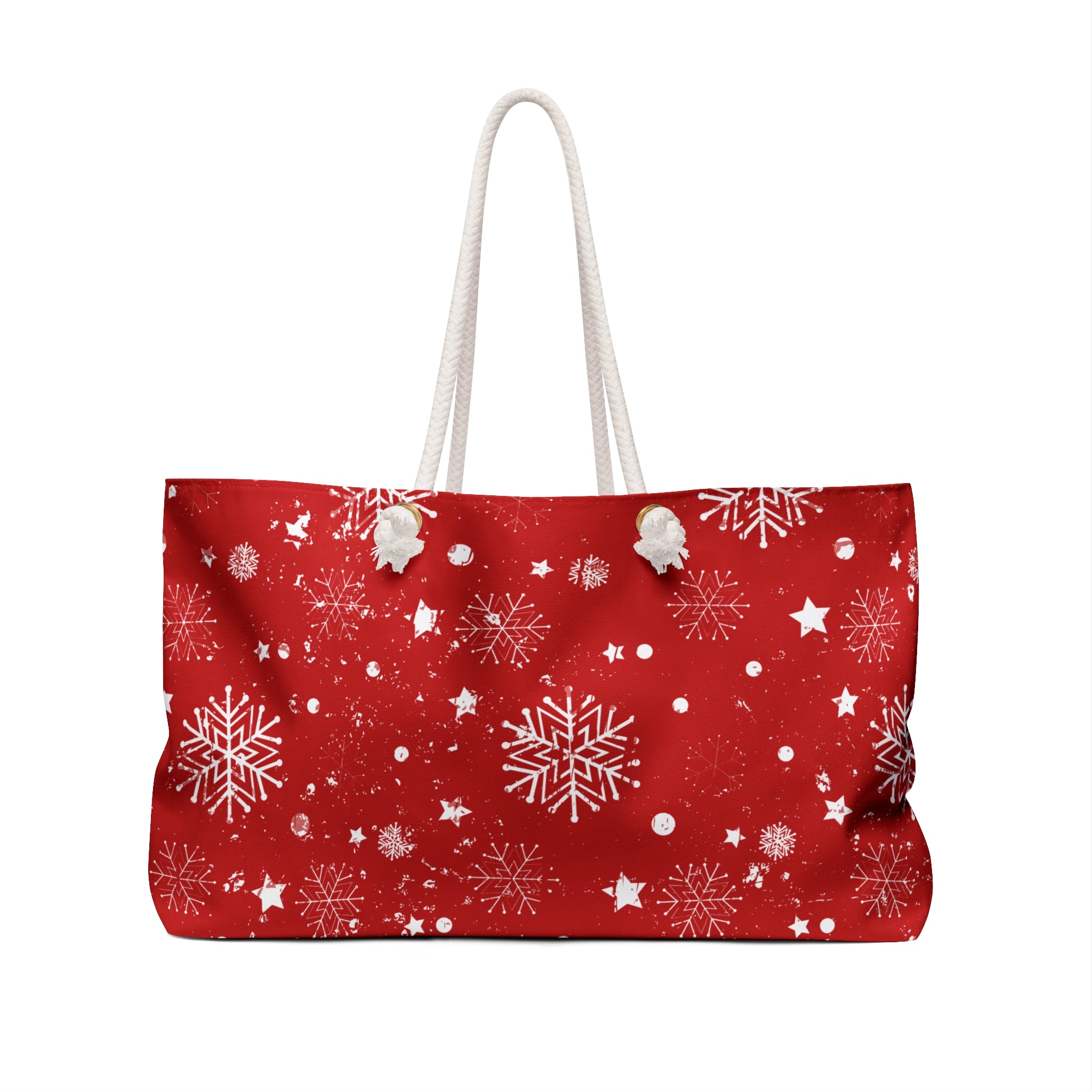 Christmas weekender bag tote