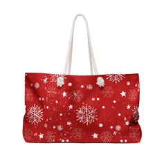 Christmas weekender bag tote