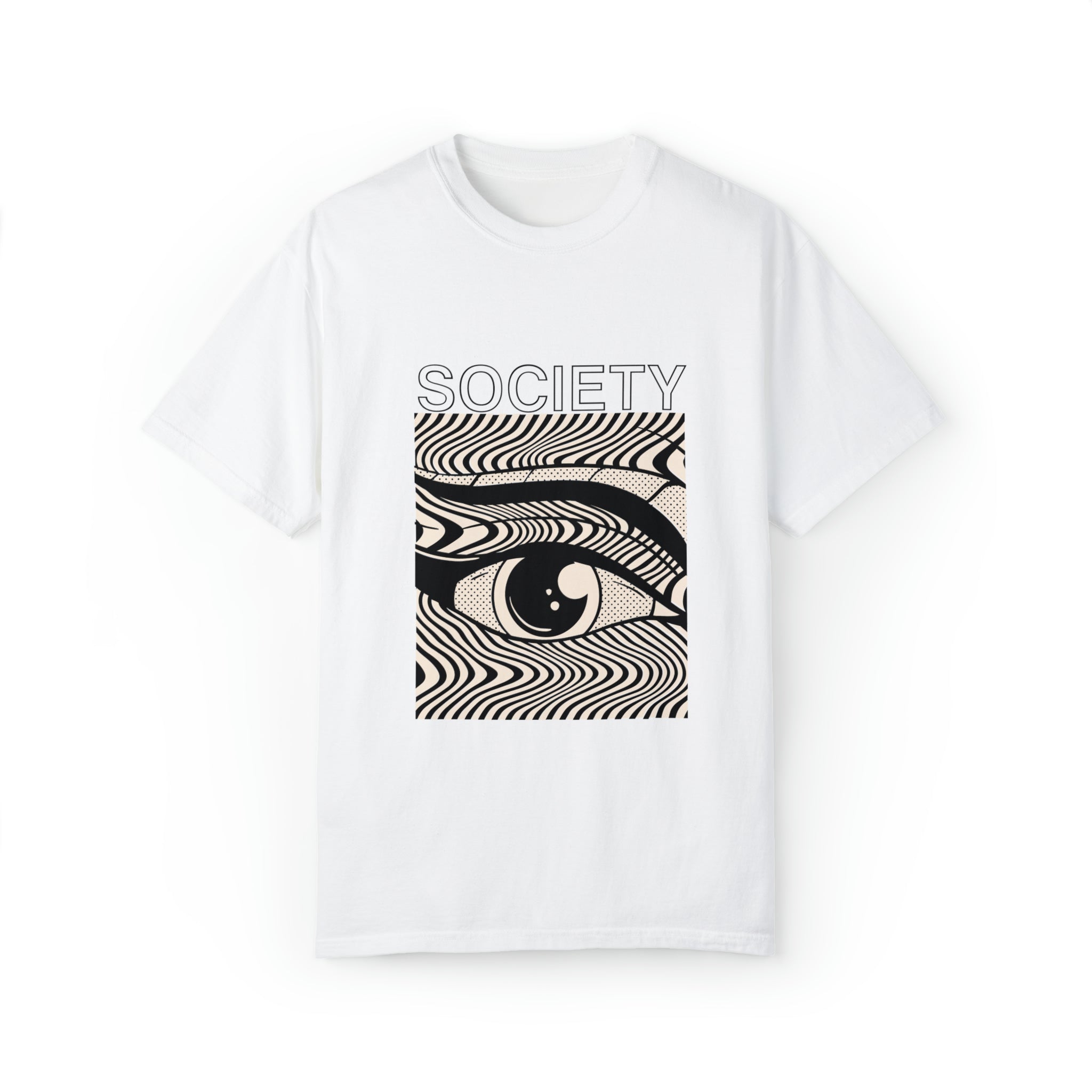 Society - Retro Graphic Garment-Dyed Unisex Tee