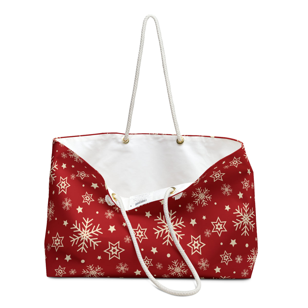 Holiday Season Snowflakes Christmas Pattern (AOP) Weekender Bag