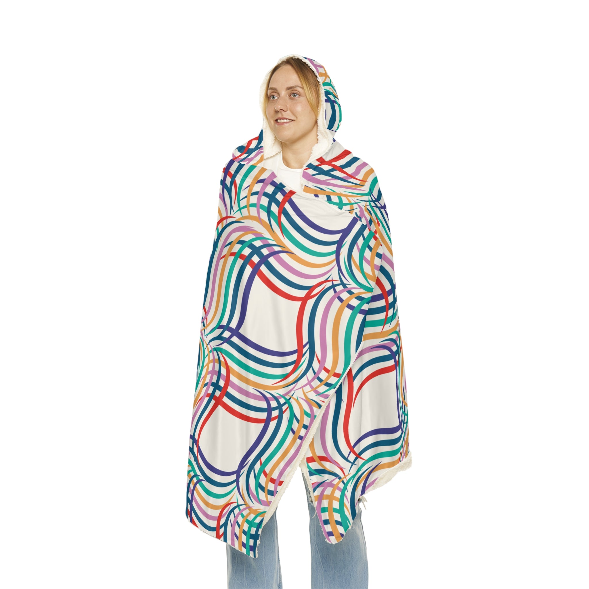 Abstract Pattern Snuggle Blanket