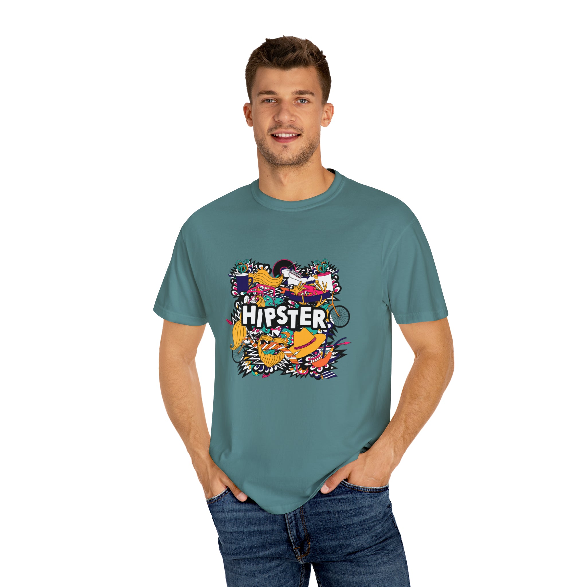 Graphic Garment-Dyed Unisex Tee