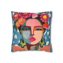 Truck Art Printed Cushion - Spun Polyester Square Pillow Case