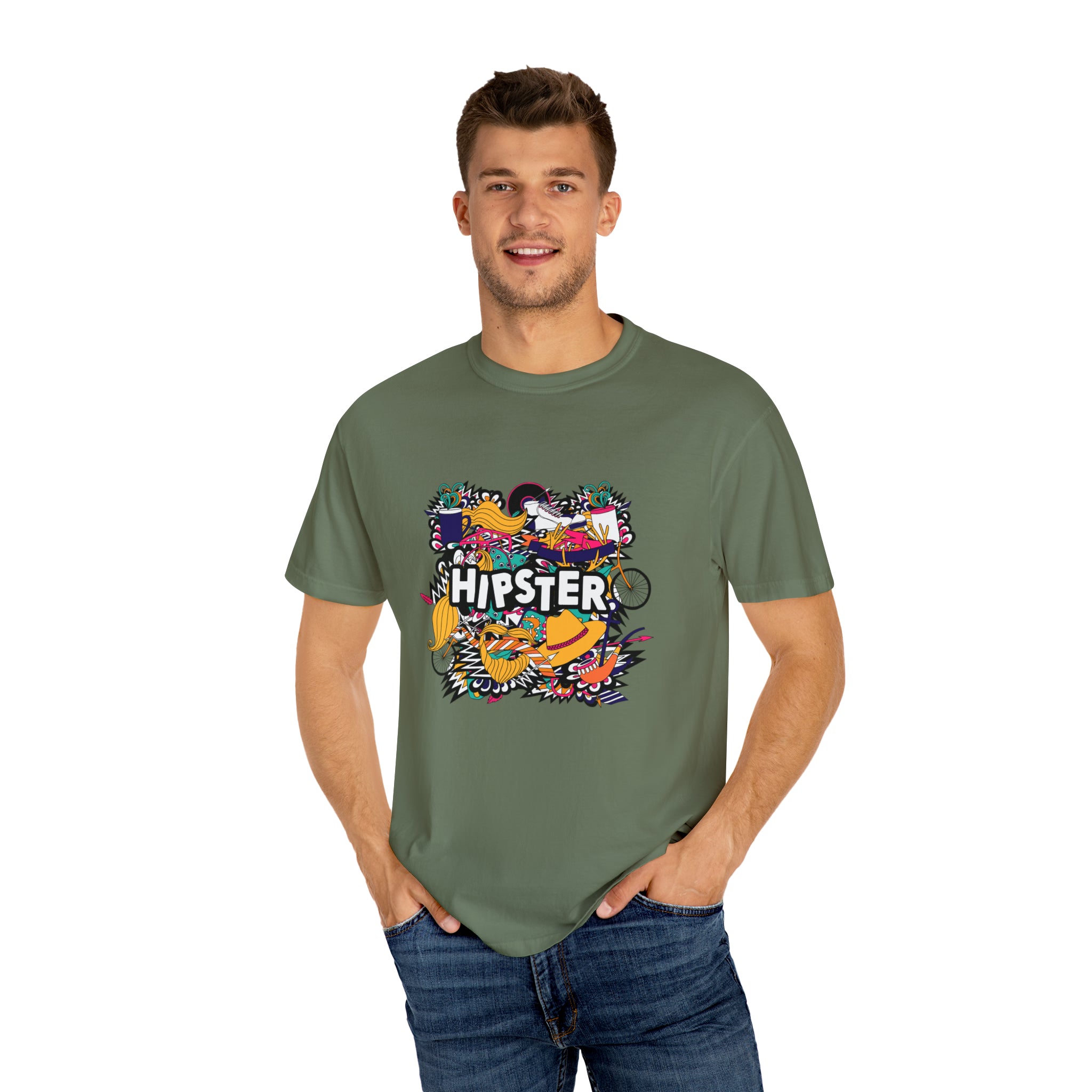 Graphic Garment-Dyed Unisex Tee