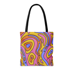 Retro Pattern (AOP) Tote Bag