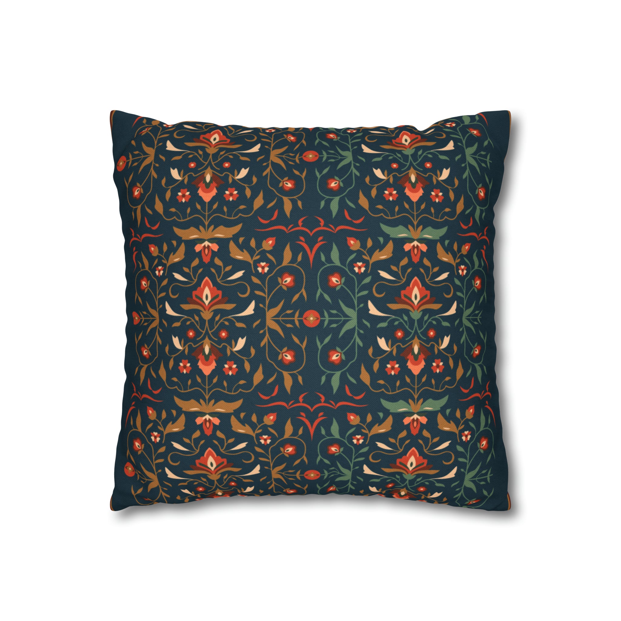 Vintage Mughal Pattern Cushion Cover - Spun Polyester