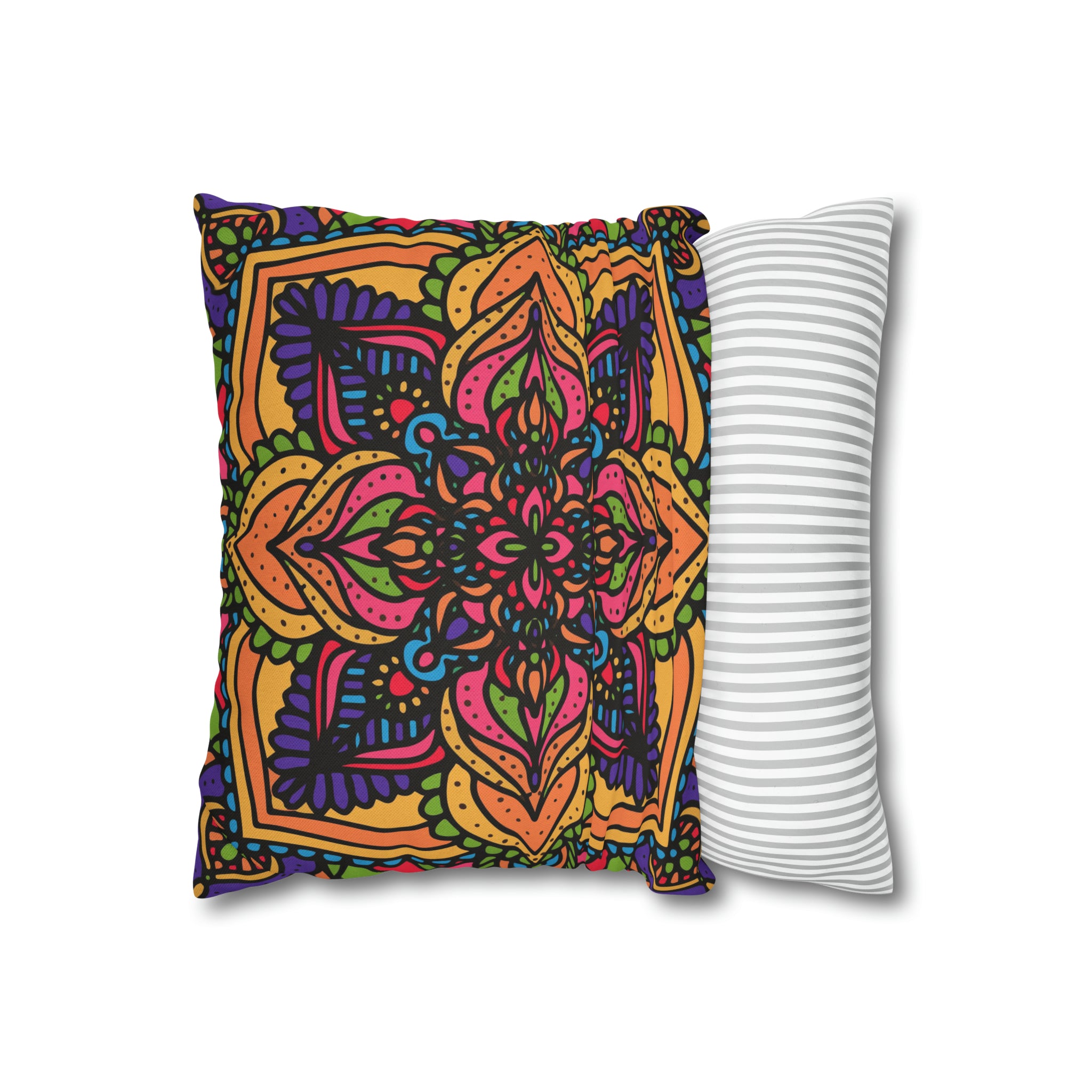 Truck Art Printed Cushion - Spun Polyester Square Pillow Case